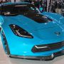 【東京オートサロン2015】現行型のコルベットは筋肉質というかスリムだよな #オートサロン