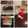 So...My son got a remote control Bugatti, Ninja Bread Cookies & a breakdancing Mickey Mouse. His day was made!