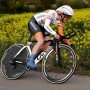 That hurted, but satisfied to make the podium y'day in the prologue of #GPElsyJacobs between  @annemiekvanvleuten & @emvandijk. Today stage 1 in #Steinfort. #herecomestherain #Luxemburg