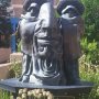 These three... #bronze #art #taosplaza #taos #nm
