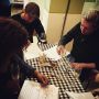 Buikschrijvers doen proeverij van #champagne 
#debuik #kerstmis