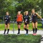 Dutch Ladies sevens checking out the #NZLFIJ game at the Amsterdam Sevens 
#7NL 