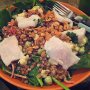 Ceviche salad for lunch whilst talking about the "state of sports 2017"