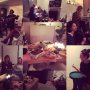 Selfmade food, presents, games, live music, fun, friends; the ingredients for a good 'Sinterklaas'night #heerlijkavondje #goodtimes #Sinterklaas #friends #saturdaynight #goodfood #laughing