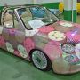 【オートジャンボリー2015】こちらは昨年も展示されていたマーチベースのカスタムカー まつ毛ｗｗｗｗｗ