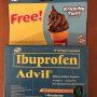 Only in the United States.. free krunchy twirl chocolate icecream with your favorite #advil painkillers! (brought this one as a souvenir to remind me that some might think that icecream is good for you)