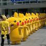 【踊る？ピカチュウ大量発生チュウ！】そして大行進スタート！！ シュールな絵面だｗｗｗｗｗｗｗ