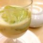 お抹茶の杏仁にトライ！