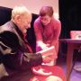 Me with #KurtWestergaard. I gave him a copy of my book #DearestTINKEBELL. (thought we had something in common)..)