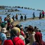 【国営ひたち海浜公園】同公園の春の風物詩『ネモフィラの丘』 ピーク時には「どこの聖地巡礼だよｗ」って位に人が押し寄せます(笑)