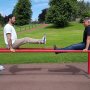 sporten tijdens je werk. Een drieluik. Met een gastoptreden van de moedige geluidstechnicus @embee