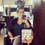 Hairtreatment and soon a new haircut #metime #wine #hairmask #hairdresser #cosmohairstyling #amsterdam