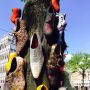 Veelkleurige schoenen. 
