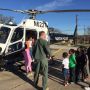 #APDAir1 visiting kids at Blackshear Elementary School for the "I CAN ROLE MODEL FAIR". #WhatTheHelicopter #3259