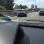 Never good when you end up facing on coming traffic on the Westway......