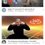 Ik heb een opeens nieuw menu in de @YouTube-app, zonder update. A-B-test? 