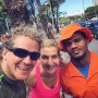 Getting this 🍊 fan to smile wasn't easy 
#collectingmoments #rio2016 #running