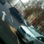 U turning Uber smashes into a Range Rover on Cromwell Rd. A4 to Heathrow in gridlock.