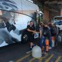 Rabo Liv touchdown at Treviso. Now with the bus to Ljubljana. Giro Rosa is coming.