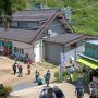 【筑波山】再び広場に戻ってきた これからは下山 帰りは徒歩で麓を目指す！ 