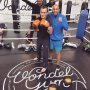 Heel leuk, @robert_knepperofficial kwam vandaag trainen met onze @denniswijnhold #boxing #visitor