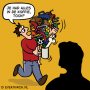 Je had alles in de koffie toch? #cartoon 