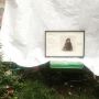 Where and when to photograph your artworks? In summer, in your temporary outside studio in #Wonderland garden ofcourse..