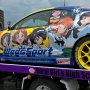 【第11回ひめたま痛車祭】ガルパンセリカ トラックに載せられていてボンネットが見えんｗｗｗ 