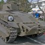 【武器学校・土浦駐屯地開設63周年記念行事】まずは本部庁舎前に展示してある八九式中戦車乙型を見学 レストアが施され自走可能との事です さすがにバレー部とは書いてなかったｗ