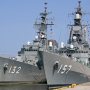 【艦艇公開 in 大洗2017】岸壁側がDD-157 さわぎりちゃん、海側がDD-132 あさゆきちゃんでーす 