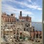 We boffen maar. Uitzicht vanuit onze kamer in Palazzo Ferraiolo.