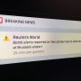 Breaking news in m’n dashboard. 