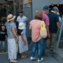 【艦艇公開 in 大洗2017】格納庫の脇を抜けてこれまた急な階段を降りていくのが順路なのですが... なんでこんな構造してるんだと小一時間ツッコミたかったｗ