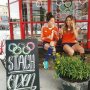 Onze 6-0 overwinning evalueren onder het genot van een juice #roadtorio #amsterdam #nieuweburen