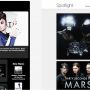 Het idee van de vlakken in het nieuwe ontwerp komt ook terug in de nieuwe iTunes-mailing. #AppleStore