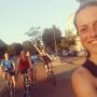 Cooling down on our bikes after a heavy interval training #justdidit #sweatingforthedress #exhausted #happy #citylife #running #interval #training #stronger #faster #run #runningrebels #pac #rotterdam