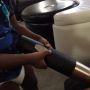 My son just learned how to work my electronic corkscrew & he is in the zone with it. Lol!