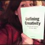 #Selfie with new reading material. #definingcreativity - Let's see if the content could lead to any new inspiration resulting in #creative events. (I'll keep you posted)
