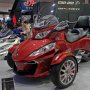 【東京モーターショー2015】BRPブース  迫力の大型三輪バイク「Can-Am Spyder」