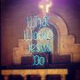 .@sophieodk is wondering if we will go to hell for stealing this neon sign. I don't think so.