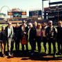 My fam, friends, crew & I on the field!! 
Kev, liese, dad, me, jus, chad, Nate, Morgs, Bre, Ben, jaren, & Ry.
:)