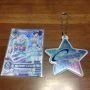 アイカツ！ 反射マスコット (カードは実寸比較) よくある交通事故防止用の反射板です 反射面自体はもちろん表裏どちらでもOK 用途を考えると値段はやや高いかも？ 