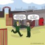 Ondertussen in de dierentuin... #cartoon #uitdeoudedoos 