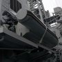 【FleetWeek 横須賀艦艇公開】むらさめにはエンジン付きのボートも搭載されているようだ