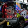【東京オートサロン2015】背面は射的みたいなゲームが出来るようになってました #オートサロン