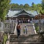 【筑波山】門をくぐると拝殿が見えてきます 