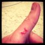 Delivery guy tripped while entering my house, straight into my arms. Awkward & painful...