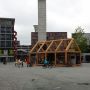 Grappig zo'n huis midden op de Brink. #ikea #hengelo