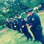 APD Memorial @ Texas Peace Officer's Memorial Wall @ the Capitol. Officers prepare to remember our fallen Officers.