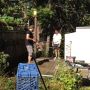 Werken in de tuin. 